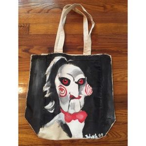 Saw movie purse tote bag DIY horror Hot Topic goth